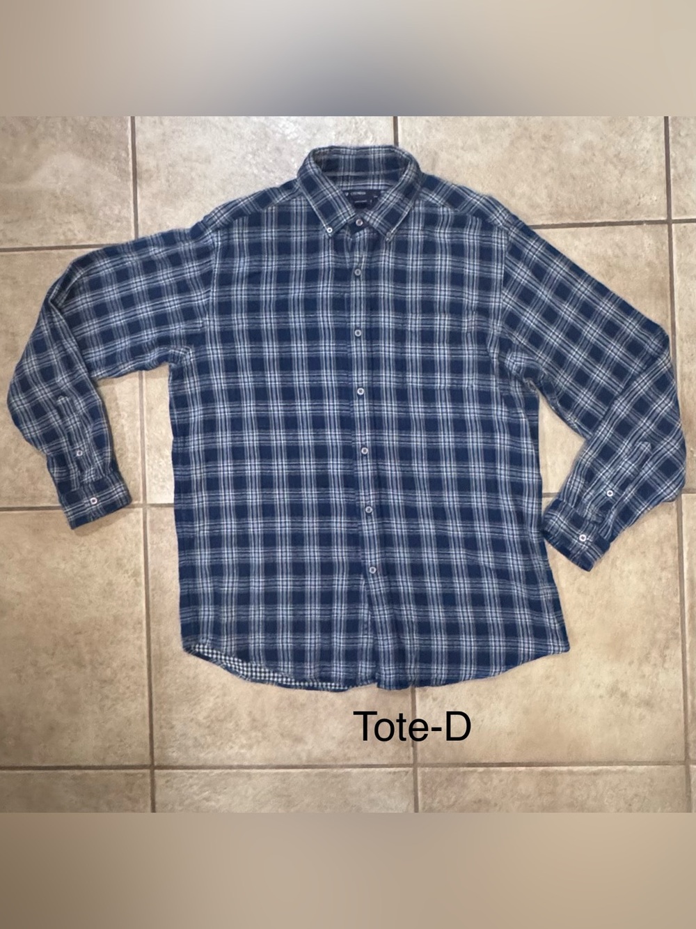 Daniel Cremieux Blue Plaid Button-Down Shirt